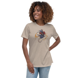Rat Full Color Contoured Cut T-shirt Light